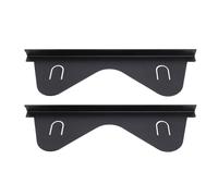 HEEPDD 2pcs Couvercle de Poêle, Comptoir de Poêle Gard Gard Gardée Protecteur de Poêle 13,8 à 27,6 Pouces Alightless en Acier Inoxydable Réglable Lave-vaisselle pour la Cuisine Moderne