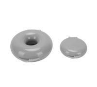 HEEPDD 2pcs Donut Cake Pop Moule, Façon de Forme Uniforme sans Effort Tailles D'uniforme Food Grade Moule en Plastique PLA pour les Boulangeries Mariages Creative Home Baking (GRAY)