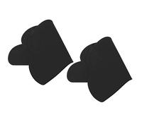 HEEPDD 2PCS Silicone étanche Isolation Thermique Plaque d'alimentation Plememat, Enfants Forme pour Table de Cuisine avec Eau de Nettoyage Plaque d'alimentation en Silicone NAN (BLACK)