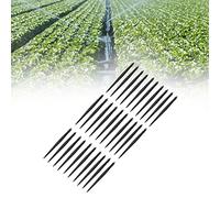 HEEPDD 30 Pièces Support de -arroseur Tige D'insertion de Sol en Plastique 8,9 Pouces Piquet de Support D'irrigation Goutte à Goutte pour Tuyau D'arrosage Système D'arrosage
