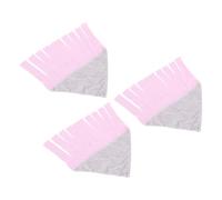 HEEPDD 3pcs Petit Animal Suspendu Hamac, Hamac à Cage Animal Confortable pour Hamsters Cobayes Lapins Taille 43 X 22 Cm avec Longueur de Filet 27cm Nan (Pink)