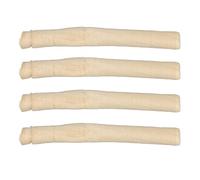 HEEPDD 4 Pièces Boîtier de Collagène Comestible, Matériau en Peau de Vache, Tube d'enveloppe de Saucisse de Porc Sec, Diamètre de 24 Mm pour la Fabrication de Saucisses, Nécessités Quotidiennes