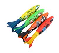 HEEPDD 4 Pièces Jouets de Plongée pour l'entraînement à la Natation, Jouets Amusants sous-Marins en Forme de Mine en Plastique pour l'entraînement à la Natation, Amusants sous-Marins en Forme de