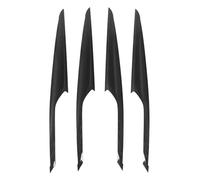 HEEPDD 4pcs Fibre de Carbone Fibre de Carbone Article Accoudoir de Porte, Garniture Corporelle, Couverture Supérieure du Haut Résistant aux Rayures pour X3 G01 X4 G02 2018-2024, avec Bâton sur