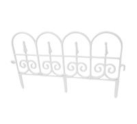 HEEPDD 5 Paquets de Clôtures Décoratives, Clôtures Décoratives Bordure de Ornementale Panneaux de Bordure de Jardin Antirouille avec Système de Verrouillage pour Parterre de Fleurs de Pelouse de