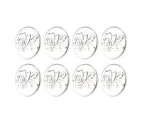 HEEPDD 50 Ensembles de Pantalons de Sets, Boutons de Pantalons à Vis Pointus de Capuchons à Motif de Rose 17 Mm Rose