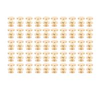 HEEPDD 50 Set 10 Mm Vis Rivet, Alliage en Alliage en en de Zinc Ensemble de Pote de Style Coffre de Style Sûr pour Sacs Chaussures de Chaussures Vestes Nan (Doré)