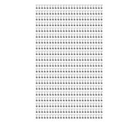 HEEPDD 500 Ensembles de Rivets en Cuir, 6x6mm Rivets à Double Capuchon Goujons Métalliques Tubulaires Rivets en Dôme en Acier Inoxydable pour L'artisanat du Cuir Vêtements Chaussures