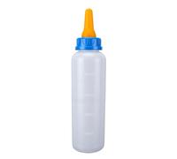 HEEPDD 500ML Biberon D'élevage en Plastique avec Tétine en Caoutchouc | Mangeoire pour porcelets et agneaux, tétine imitant le mamelon naturel, construction étanche, lavage rapide après