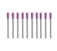 HEEPDD 50pcs Outils de Tige D'affûtage de Meule, Outils Rotatifs à Tête de Pierre Abrasive de 4 Mm avec Alliage de Haute dureté pour le Polissage du Meulage du Plastique Métal Bois