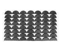 HEEPDD 56 Talons en Caoutchouc de Chaussure de Chaussures, Accessoires en Caoutchouc de réparation de Talons en Caoutchouc de réparation de réparation de Chaussures 2.4inx1.2in