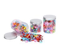 HEEPDD 600pcs Marqueurs de Point de Verrouillage à Tricot, Marqueurs de Crochet à Tricoter le Compteur de Couleur de Couleur Anti-solution en Plastique Petite Broche Nan