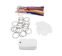 HEEPDD 80pcs SUBLIMATION CARAL CLÉ CLÉ, TAGNES D'ALUMINUM GLOSSY POUR LES TAGNES PET DIY ET DES ARRRAFS, DES Porte-clés Personnalisables POUR DES Cadeaux Personnalisés