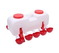 HEEPDD Abreuvoir à Poulet Auto-remplissant, Ensemble de 25 Pièces de Grande capacité, Conception Durable et Base Stable pour Poulets, Canards, Oies et Dindes