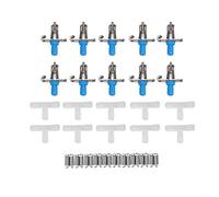HEEPDD Abreuvoir Poules, 10 PCS Abreuvoir Lapin Automatique Abreuvoir de Lapin Mamelon Buveur en Bec de Canard Volaille Cochon d'Inde Ferret Rat Souris