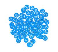 HEEPDD ABS Beehive Marker Labels Stamps Permanents 100pcs pour le Contrôle (Bleu et blanc)