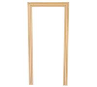 HEEPDD Accessoire de Maison de Poupée 1:12, Mini Jouet de Porte en Bois, Idéal pour Les Enfants, Jeu et Décoration, Ensemble de Meubles de Simulation Miniatures