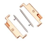 HEEPDD Adaptateur à bande de montres en métal, remplacement en acier inoxydable, installation facile pour bandes d'or de 18 à 22 mm, métal premium, options de sangle flexible (1 paire)