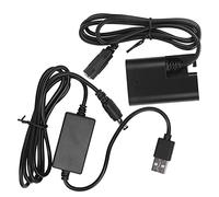 HEEPDD Adaptateur de Charge USB DC Coupleur Batterie Factice pour 5D2 5D3 5D4 6D 7D 80D 90D, Alimentation Continue pour 5D2 5D3 5D4 6D 7D 80D 90D, Alimentation Continue avec