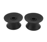 HEEPDD Adaptateur de Moyeu NAB en Caoutchouc de qualité Artisanale, Caoutchouc Noir pour Arbre Optique de 1/4", Compatible avec les Machines à Ruban Studer Akai