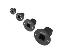 HEEPDD Adaptateur de Prise à Profil Bas, 4PCS Adaptateur de Douille à Profil Bas 4PCS de Socket à de Dispositif de Maintien de l'aimant de Prise à 1inx3 / 4in 3/4inx1 / 2in 1/2inx3 / 8in