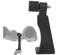 HEEPDD Adaptateur de Trépied Binoculaire Adaptateur de Trépied Binoculaire, Métal Universel Noir Durable 1/4 Pouce pour le Support de Télescope Connectant Accessoire Astronomique