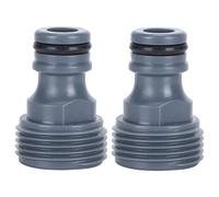 HEEPDD Adaptateur de Tuyau à Filetage Mâle ABS G3/4, Connecteur Rapide de Tuyau D'arrosage, Raccords de Réparation de Tuyau D'arrosage étroitement Connectés