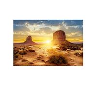 HEEPDD Affiche de Fond d'aquarium en PVC, Fond de Papier Peint d'aquarium Statique de et désert(91 * 50cm)