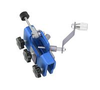 HEEPDD Affûteur de Tronçonneuse, Outil à Manivelle en Alliage d'aluminium, Gabarit d'affûtage Efficace pour Scies électriques et Utilisation en Extérieur (Blue)