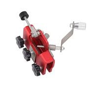 HEEPDD Affûteur de Tronçonneuse, Outil à Manivelle en Alliage d'aluminium, Gabarit d'affûtage Efficace pour Scies électriques et Utilisation en Extérieur (Rouge)