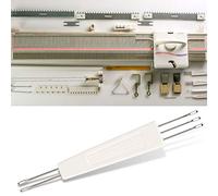 HEEPDD Aiguille d'outil de Transfert de Pas de 6,5 Mm, Accessoires de Haute Précision pour Machines à Tricoter à Roseaux Argentés LK150 LK360 LK100
