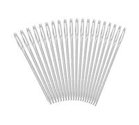 HEEPDD Aiguilles de Couture de 20 Pcs de 52 Mm de Longueur, Fabrication D'Aiguilles de Tissage à Tricot à Tricot Aiguilles à Couture en Argent en Acier Inoxydable