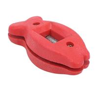 HEEPDD Aiguiseur de Lame de Patins à Glace, Matériau Diamant, Conception de Poisson Portable, Réglable pour Lames de 3 Mm ou 4 Mm, Idéal pour le Hockey sur Glace et le Patinage Artistique (rouge)