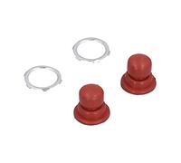 HEEPDD Ampoule 2 Pièces, en Caoutchouc, Facile à Installer, avec Une Longue Durée de Vie, pour Tondeuse à Gazon 36045 36045A Oregon 49 085 120 658 Lawn Boy