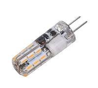 HEEPDD Ampoule G4, Matériau en Silicone, luminosité de 200 Lumens Non Variable, Idéale pour les Lustres et l'éclairage d'accentuation (Blanc chaud)