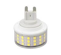 HEEPDD Ampoule LED G9, Matériau ABS, économie d'énergie 10W Haute luminosité 1000LM pour Armoires de Cuisine et éclairage de Plafond (lumière blanche)