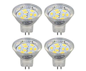 HEEPDD Ampoule LED MR11 Haute Performance 3 W avec Base à 9 Broches à Double Broche pour Lampe de Paysage, luminosité de 300 Lm et Angle d'éclairage de 120 degrés. (Blanc chaud)