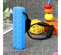 HEEPDD Anneau de Dentition Doux pour bébé, Collier à Mâcher Sensoriel pour les Tout-petits, Apaise les Besoins de l'autisme et du TDAH, Parfait pour l'heure du Bain et les Loisirs en Plein Air