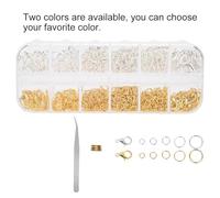 HEEPDD Anneau de Saut, Kit de Fabrication de Bijoux, Set Nan (Pas adapté aux pinces)