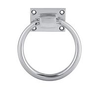 HEEPDD Anneau de Traction d'Armoire, Poignée Arrière Ronde en Acier avec Vis pour Tiroirs, Armoire, Meubles de Cuisine, Diamètre Extérieur de 98 Mm, Anneau de Traction d' de Projection de 38 Mm,