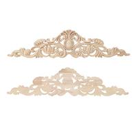 HEEPDD Applique de Sculpture sur Bois de Style Européen, Autocollants Muraux et Peintures Murales en Bois, Décoration, Facile à Peindre et à Installer, pour Meubles, Armoires, Fenêtres, Miroirs,