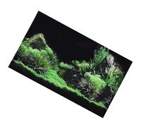 HEEPDD Autocollant de Fond d'aquarium, Décor d'aquarium, Film 'Herbe 'Eau 3D pour Environnements Aquatiques, Autocollant de Fond 'Aquarium, Fournitures 'Aquarium Auto-adhésives en PVC (76 * 46 cm)