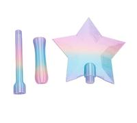 HEEPDD Baguette de Carte de Crédit Imprimée en 3D PLA 14,57 Pouces, Baguette de Fée sans Contact pour Payer, Fente Dissimulée pour Carte-Cadeau de Paiement, Accessoire de Paiement (Colorful)