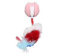 HEEPDD Ball de Jouets de Chat Interactif, Jouet activé par Un Mouvement Intelligent Rechargeable pour Les Chats Intérieurs avec Plusieurs Modes de Jeu (Pink)