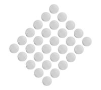 HEEPDD Balles en Mousse Colorées, Matériau EVA, Balles de en Mousse Souple 30 Pièces pour l'entraînement au Swing et la Pratique en Salle (White)