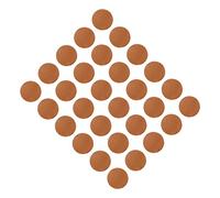 HEEPDD Balles en Mousse Colorées, Matériau EVA, Balles Souples pour la Pratique en Intérieur, 30 Pièces de Diamètre d'entraînement en Plein Air 0,8 Pouces pour l'entraînement au Swing (Brown)