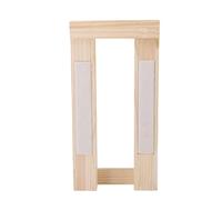 HEEPDD Banc de Coup de Chat, Panneau de Grattage de Chat en Bois de Pin avec Pédale de Chat Confortable, Plate-Forme à Gratter pour de Grands Chats Moyens et Petits, Fabriqués à (Style de Coussin de