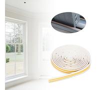 HEEPDD Bande d'étanchéité en Caoutchouc EPDM de 5 Mètres, Isolation, Réduction du Bruit pour Portes et Fenêtres, Solution Facile à Couper et à Installer pour les Propriétaires Bande d'étanchéité