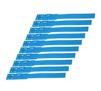 HEEPDD Bandes d'identification de Vache, 10 Pièces, Anneau de Marquage de Bétail Léger en Plastique de qualité Supérieure, 4 Couleurs pour la Gestion du Bétail (BLUE)