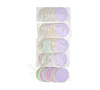 HEEPDD Banners de Fête pour Enfants 5pcs Kit de Guirlande à Points Pastel, Arc-en-ciel des Points Suspendus Décorations pour le Mariage d'anniversaire de Baby Shower Classe de Classe